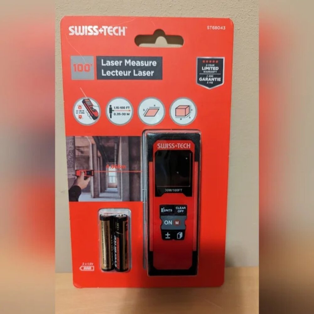Swiss + Tech Laser Measure brand new